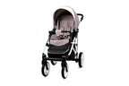 BabyLux® Bambimo Kinderwagen Set 3 in 1 - White Lux - incl. Babywanne, Buggy Sportsitz, Auto-Babyschale - Autositz - Kinderwagenset - Kombikinderwagen mit Wickeltasche, Regenschutz usw.