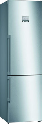 Bosch KGN36NWEA Serie 2 Kühl-Gefrier-Kombination, 186 x 60 cm, 215 L Kühlen & 87 L Gefrieren, NoFrost nie wieder abtauen, LED-Beleuchtung gleichmäßige Ausleuchtung