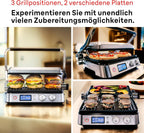 Braun MultiGrill 9 CG 9047 Kontaktgrill mit Grill-, Flach- und Waffelplatten, Grillpositionen: Kontakt, BBQ, Ofen, Spülmaschinenfeste Platten, Fettauffangschale, 230° Höchsttemperatur, Boost-Funktion