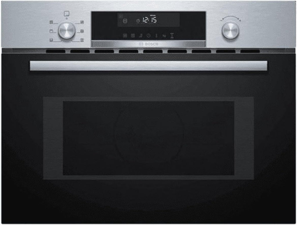 Bosch BFR634GS1 Serie 8 Einbau-Mikrowelle, Türanschlag Rechts, AutoPilot 7 Automatikprogramme, Reinigungsunterstützung, TFT-Touchdisplay, LED-Beleuchtung gleichmäßige Ausleuchtung, 38 x 60 cm, 900 W