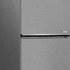 Beko RCNE366E70ZXBRN bPRO700 freistehende Kühl-/Gefrierkombination, großer Kühlschrank, 323 l Gesamtrauminhalt, HarvestFresh, NoFrost, leise, SmoothFit, 0°C-Zone, Dark Inox