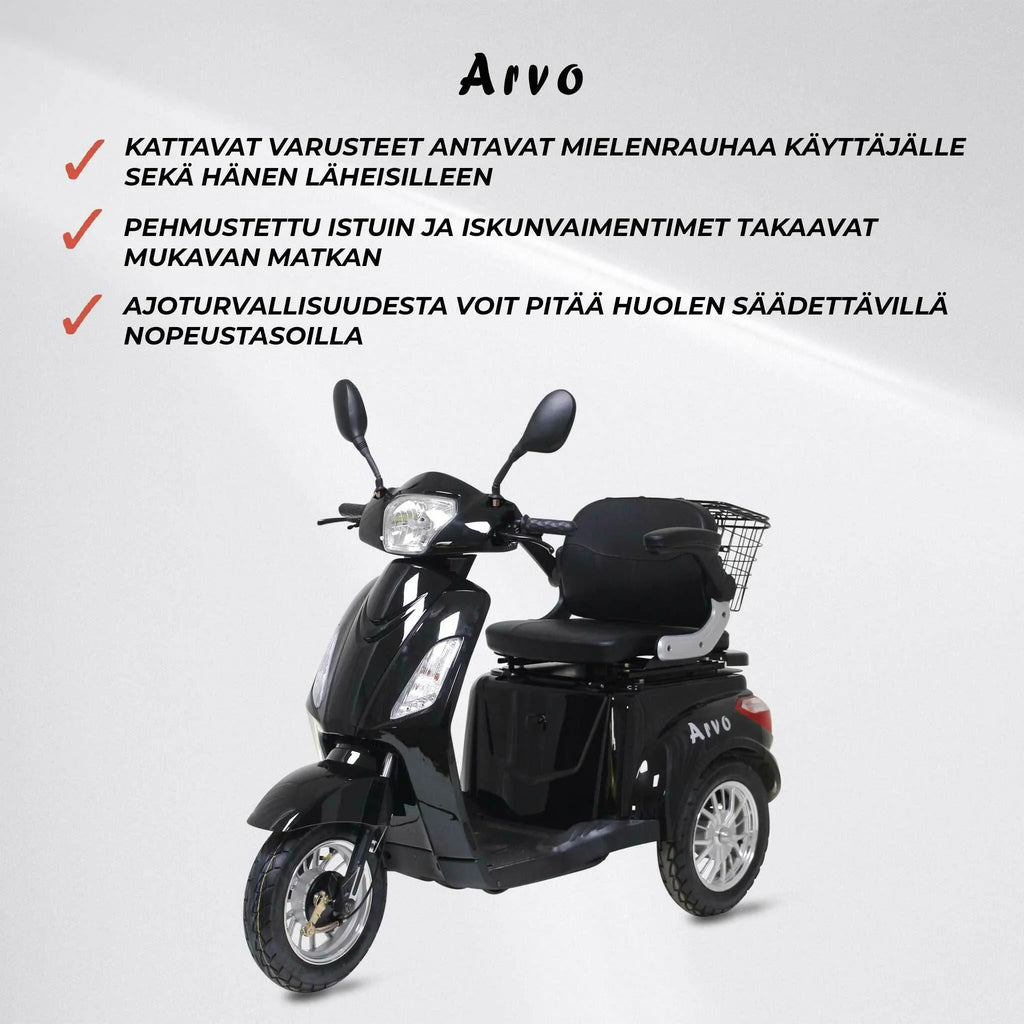 Arvo Seniorenmobil P300 Schwarz