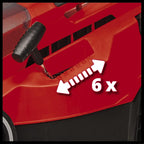 Einhell Akku-Rasenmäher GE-CM 36/37 Li-Solo Power X-Change (36 V, 37 cm Schnittbreite, bis 400 m², 45L Grasfangkorb, 25-75 mm Schnitthöhe, ohne Akku)