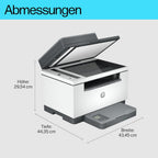 HP LaserJet MFP M235sdw Multifunktions-Laserdrucker Schwarzweiß, Drucken, Kopieren, Scannen, Automat.beidseitiger Druck, Dual-Band Wi-Fi, USB, LAN, HP Smart App, Intelligente Benutzeroberfläche