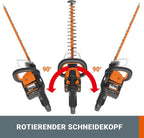 WORX WG286E.9 Nitro Profi Akku Heckenschere 40V – präziser Schnitt auch bei schwierigen Winkeln – leistungsstarker bürstenloser Motor – 58cm Schnittlänge – 27mm Zahnabstand – ohne Akku & Ladegerät