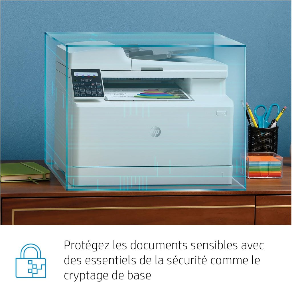 HP Color LaserJet Pro MFP 3302fdwg Multifunktions-Farblaserdrucker, Fax, Automatischer beidseitiger Druck, Touchscreen, Wi-Fi, Ethernet, USB, HP Wolf Pro Security