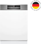 Bosch SMV4ETX08E, Serie 4, Smarter Geschirrspüler Vollintegriert 60 cm, Besteckkorb, Spülmaschine mit Programmassistent, besonders Leise, Rackmatic, Automatische Türöffnung, InfoLight, AquaStop
