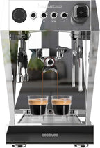 Cecotec Espresso-Kaffeemaschine Barista Baristeo Intima, professionelle Barista-Espressomaschine, Vorbrüh-System, 15 Bar Pumpe, einfaches Befüllen, 1,7L Wassertank und Tassenwärmer