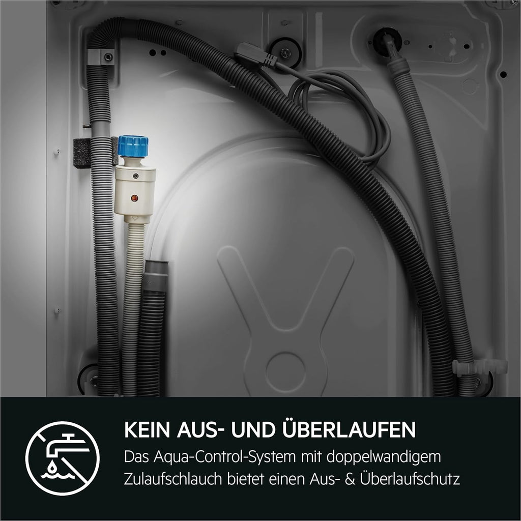 AEG L7WBA60680 Waschtrockner / DualSense - schonende Pflege / 8 kg Waschen / 5 kg Trocknen / D / energiesparend / Mengenautomatik / Nachlegefunktion / ProSteam - Auffrischfunktion / 1600 U/min