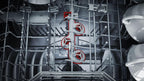 Bosch SMV4ETX08E, Serie 4, Smarter Geschirrspüler Vollintegriert 60 cm, Besteckkorb, Spülmaschine mit Programmassistent, besonders Leise, Rackmatic, Automatische Türöffnung, InfoLight, AquaStop