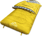 normani 4-in-1-Funktion Extrem Outdoor Schlafsack 'Antarctica' aus Nylon Rip-Stop mit 500 + 250 g/m² Hollow Fiber Füllung 220 x 90 cm