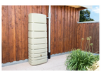 4rain Regentonne »SLIM«, 650 Liter Volumen, inklusive Auslaufhahn und Windsicherung