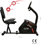 '- Velo d'appartement - Cardio Master Connecté - Réglable & Confortable - Pédales Sanglées - Résistance Magnétique - 21 Programmes