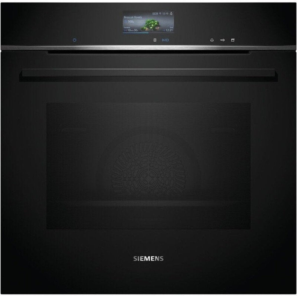 Siemens HB578GBS3, iQ500, Einbau-Backofen 60 x 60 cm, activeClean Pyrolyse Selbstreinung, TFT-Display, 3D Heißluft, Schnellaufheizung, cookControl40 Automatikprogramme, softMove, Edelstahl