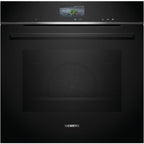 Siemens HB578GBS3, iQ500, Einbau-Backofen 60 x 60 cm, activeClean Pyrolyse Selbstreinung, TFT-Display, 3D Heißluft, Schnellaufheizung, cookControl40 Automatikprogramme, softMove, Edelstahl