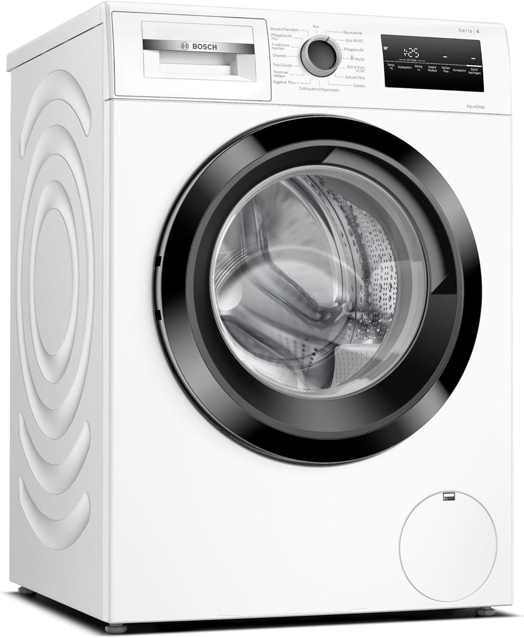 BOSCH WAN28127 Waschmaschine Serie 4, Frontlader mit 8kg Fassungsvermögen, 1400 UpM, Iron Assist, Active Water Plus, EcoSilence Drive, Speed Perfect, Weiß, 60cm