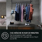 AEG L7WBA60680 Waschtrockner / DualSense - schonende Pflege / 8 kg Waschen / 5 kg Trocknen / D / energiesparend / Mengenautomatik / Nachlegefunktion / ProSteam - Auffrischfunktion / 1600 U/min Weiß