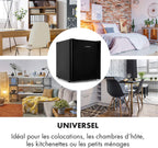 Klarstein Mini Congelateur Armoire, Petit Congélateur pour la Chambre et la Maison, Mini congélateur 33L, Congelateur Petite Taille avec Etagère, Econome en Energie, Appareil à glaçons et Grattoir