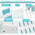 Sonnewelt Faltbare Badewanne mit Abdeckung