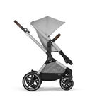 CYBEX Gold Kinderwagen EOS Lux 2-in-1, Reisesystem, Ab Geburt bis 22 kg (ca. 4 Jahre), Moon Black