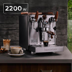 Cecotec Espresso-Kaffeemaschine Barista Baristeo Intima, professionelle Barista-Espressomaschine, Vorbrüh-System, 15 Bar Pumpe, einfaches Befüllen, 1,7L Wassertank und Tassenwärmer