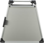 TRIXIE Hunde-Transportbox, Aluminium, L: 92 x 64 x 78 cm, grafit, rutschfste Liegematte, Klettleiste am Boden, Sicherheitsverschluss, stabil und geruscharm, hochgeschlossene Wnde - 39338