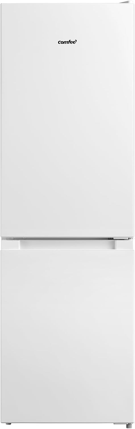 Comfee' RCB169DK3 Kühlschrank mit Gefrierfach 150cm Höhe/Kühl-/Gefrierkombination/Low Frost/174L/leise Kühlgefrierkombi 38dB/Einstellbare Kühlschranktemperatur/LED-Licht/156 kWh/Jahr/Schwarz