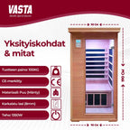 Vasta Infrarotkabine 1 Person