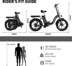COLORWAY BK6S Klappbares E-Bike 350W 36V 15Ah 20x3.0 Reifen