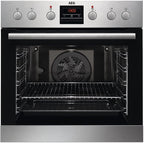 AEG EPS33102ZM Einbauherd/Pyrolyse – Selbstreinigung/Grillfunktion/Display mit Uhr/Kindersicherung/A+ / Edelstahl mit Antifingerprint