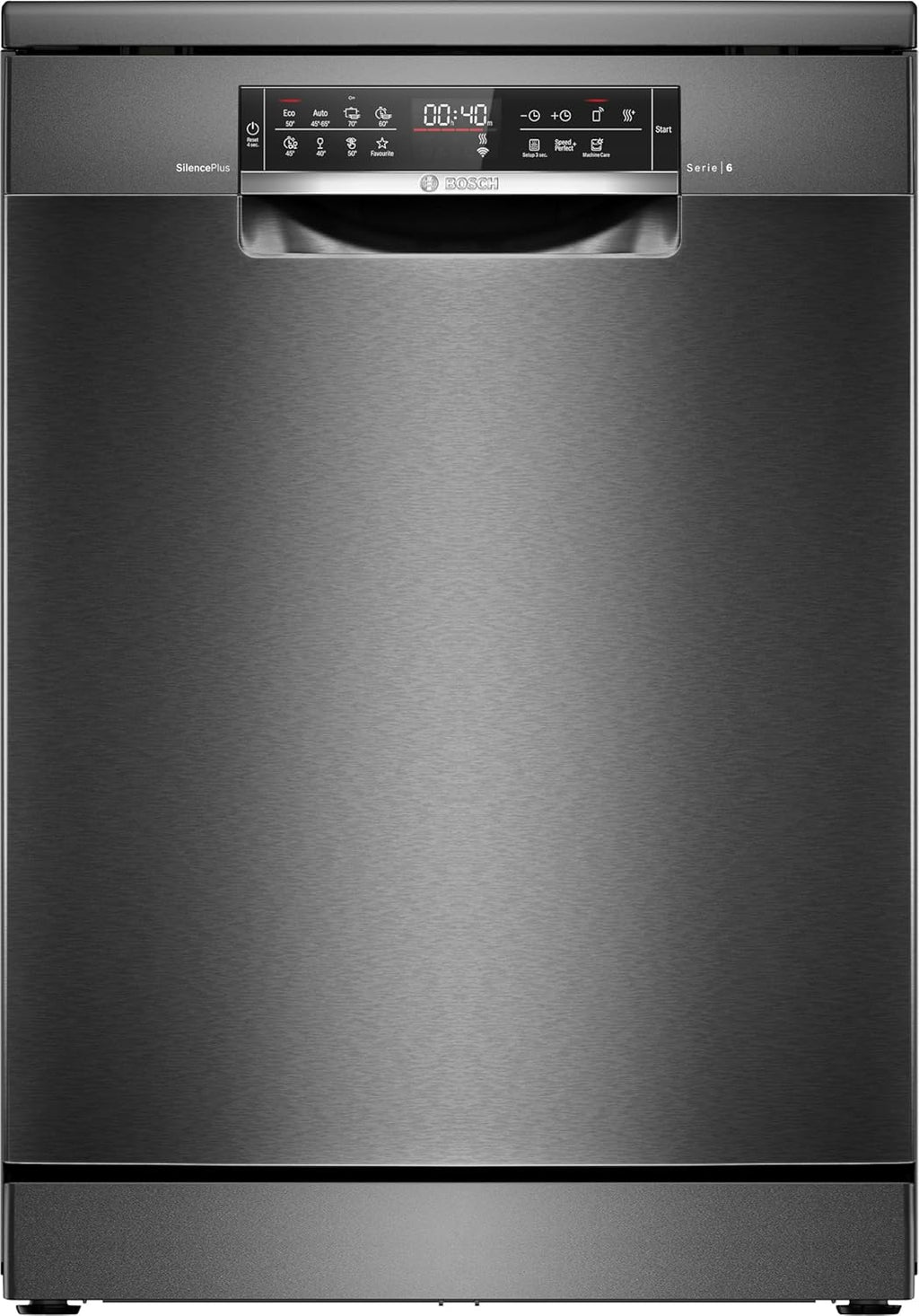 Bosch SMV4ETX08E, Serie 4, Smarter Geschirrspüler Vollintegriert 60 cm, Besteckkorb, Spülmaschine mit Programmassistent, besonders Leise, Rackmatic, Automatische Türöffnung, InfoLight, AquaStop