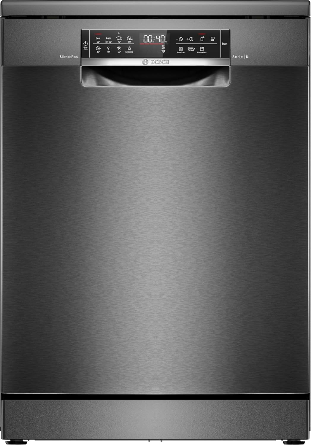 Bosch SMV4ETX08E, Serie 4, Smarter Geschirrspüler Vollintegriert 60 cm, Besteckkorb, Spülmaschine mit Programmassistent, besonders Leise, Rackmatic, Automatische Türöffnung, InfoLight, AquaStop