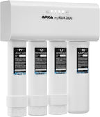 ARKA myAQUA 1900 Umkehrosmoseanlage 1900 L/Tag - Wasserfilter & Enthärtungsanlage, entfernt bis zu 99% Salze, Schadstoffe & Bakterien - Für Aquarien & Haushalt