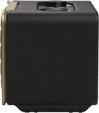JBL Authentics 200 Smart Home Lautsprecher – 70er Jahre Retro-Design Bluetooth Box – Mit Quadrex Grill, Google Assistant, Alexa, AirPlay und JBL One App – Schwarz