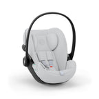 CYBEX Gold Babyschale Cloud G i-Size Comfort, Inkl. Neugeboreneneinlage, Ab Geburt bis ca. 24 Monate, Für Kinder ab 40 cm bis 87 cm, Max. 13 kg, Moon Black