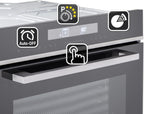 Autarkes Herdset: 60cm Einbaubackofen EB8017ED | 59cm Induktionskochfeld IH85901FZ | Katalyse | Pizzafunktion | Grill | Umluft | Heißluft | Automatik-Timer | SET8017IH592FZ