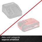Einhell City Akku-Rasenmher GE-CM 18/30 Li Kit Power X-Change (18 V, 30 cm Schnittbreite, bis 150 m, Brushless, 25L Fangkorb, 30-70 mm Schnitthhe, inkl. 3,0 Ah Akku + Ladegert)
