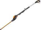 WORX WG252E.9 Akku Teleskop Heckenschere - 45cm Schnittbreite - 10-Fach Verstellbarer Teleskopstiel bis 3,20 Meter Hhe - PowerShare kompatibel - Ohne Akku & Ladegert
