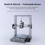 Creality K2 Plus Combo 3D-Drucker, 16-Farben Multimaterial-Druck, 350³mm XXL-Bauraum, Servo-Direktantrieb, Dual-KI-Kameras, Ultra-Leise