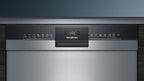 Siemens SN43ES14VE, iQ300 Lave-vaisselle intelligent, lave-vaisselle sous meuble avec tiroir à couverts, 60 cm, ouverture automatique de la porte grâce à AutoOpen dry, particulièrement silencieux avec