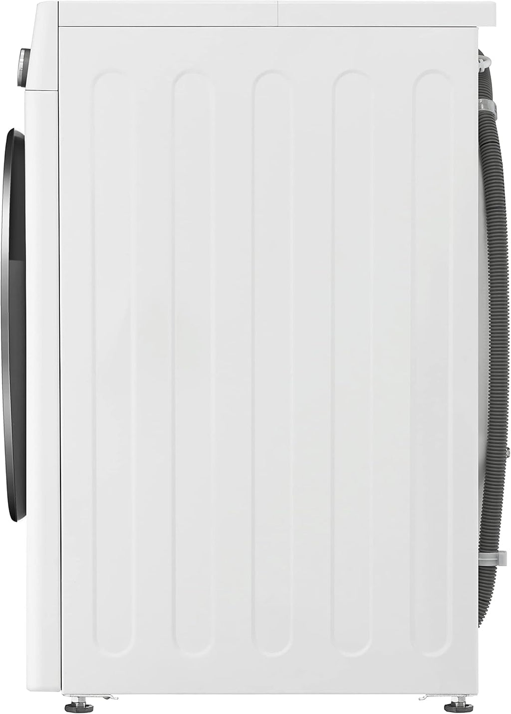 LG V7WD107H2E, Klasse E, Frontlader-Waschtrockner 10,5 - 7 kg, 1400 U/min, AI Direct Drive, Wi-Fi, Tiefenreinigung mit Dampf, TurboWash, Größere Kapazität, 62 x 60 x 85 cm ꟷ Weiß