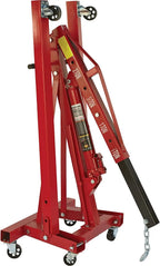 Strongway Hydraulic Engine Hoist with Load Leveler 2-Ton Capacity, 1in.-82 5/8in. Lift Range