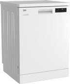 Beko BDFN26420W b300 freistehender Geschirrspüler, unterbaufhig, Platz für 14 Magedecke, Pro  Inverter Motor, TrayWash, HygieneIntense, 6 Programme, WaterSafe+, Wei
