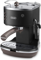 De'Longhi Icona Vintage ECOV 311.GR – Espresso Siebträgermaschine im RetroLook, Espressomaschine mit manuellem Milchaufschäumer, für Kaffeepulver oder ESE Pads, 1,4 l Wassertank, grün