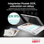 Plustek A3-Flachbettscanner OS1180, für A3-Grafiken und Dokumente Design für Büchereien, Schulen und kleine Büros. Benötigt ca. 9 Sekunden für EIN A3-Dokument.