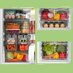 Comfee RCB169DK2(E) Fridge/Freezer Combination, 150 cm Height, Low Frost, Adjustable Fridge Temperature, LED Light, 195 kWh per Year, Fridge Capacity 115 L, 59 L Freezer, Black
