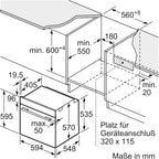 NEFF EDX442, Set bestehend aus E1ECD0AN0, N 30, Einbauherd mit CircoTherm, 60 x 60 cm, Edelstahl und M13R42N2, N 50, herdgesteuertes Elektrokochfeld, 60 cm, Schwarz, mit Rahmen aufliegend