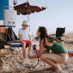 AS132 Chauffe-eau instantané au gaz 5 l - 50 mbar - Chauffe-eau GPL - Pour camping-car, camping, douche, lavage de cheval