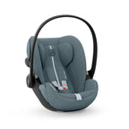 CYBEX Gold Babyschale Cloud G i-Size Comfort, Inkl. Neugeboreneneinlage, Ab Geburt bis ca. 24 Monate, Für Kinder ab 40 cm bis 87 cm, Max. 13 kg, Moon Black