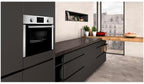NEFF C1CMG84N0, N 50, Einbau Mikrowelle mit Heißluft, 45,4 x 59,4 x 57,0 cm (H x B x T), 44 l, Grill, 15 Automatikprogramme, Easy Clean, Edelstahl